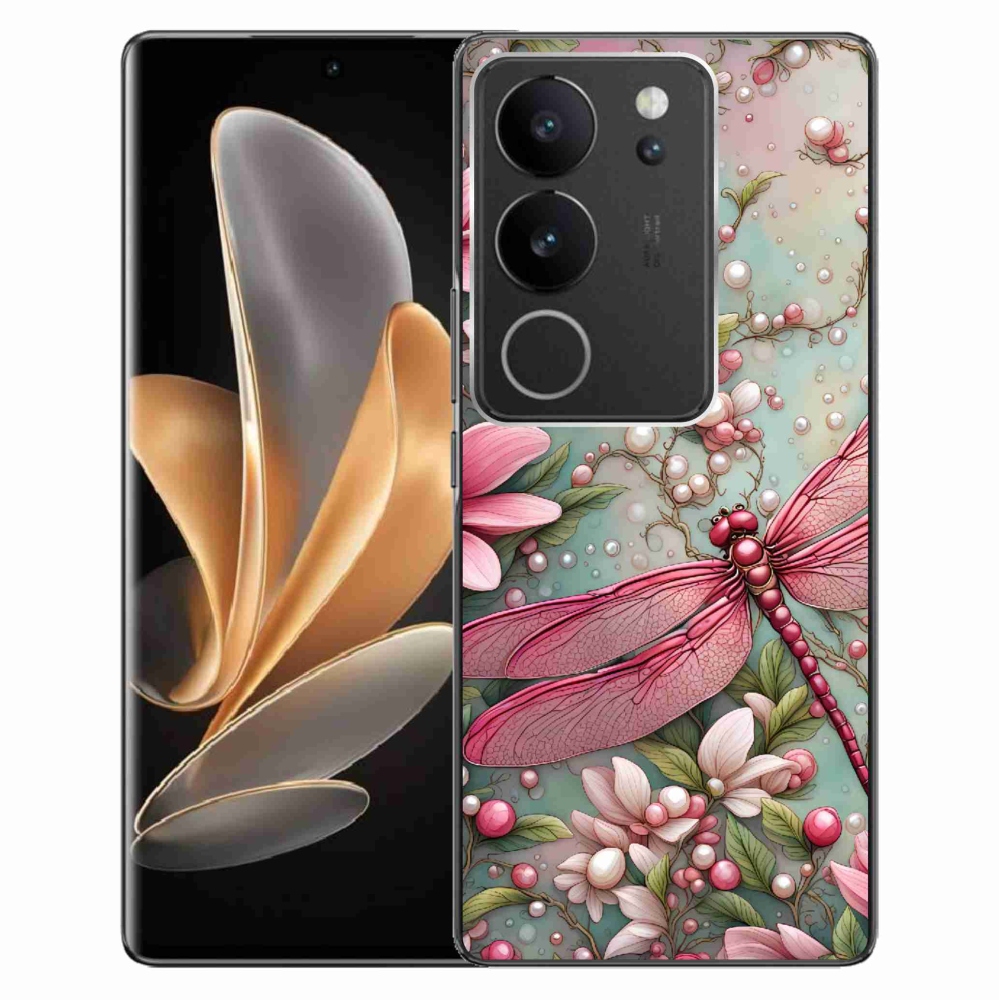 Gél borítás mmCase a Vivo V29 5G készülékhez - szitakötő