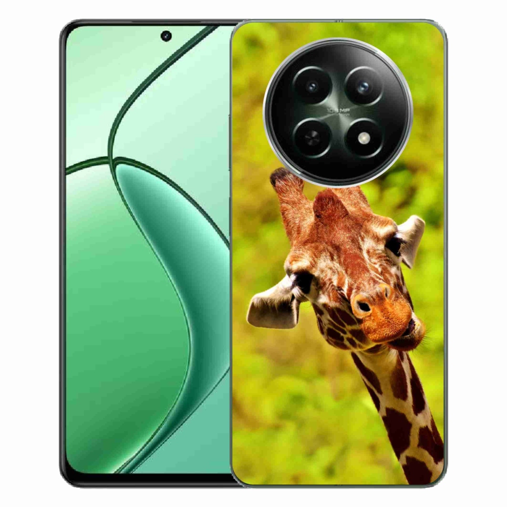 Zselés borítás mmCase a Realme 12 5G/12x 5G készülékhez - zsiráf