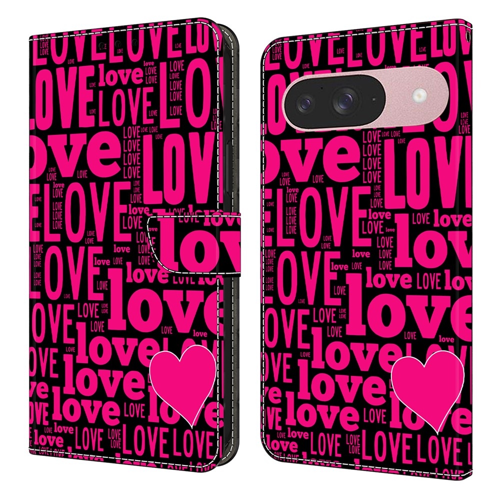 Sima könyv tok a Google Pixel 10 Pro/Pixel 10 számára - szerelem