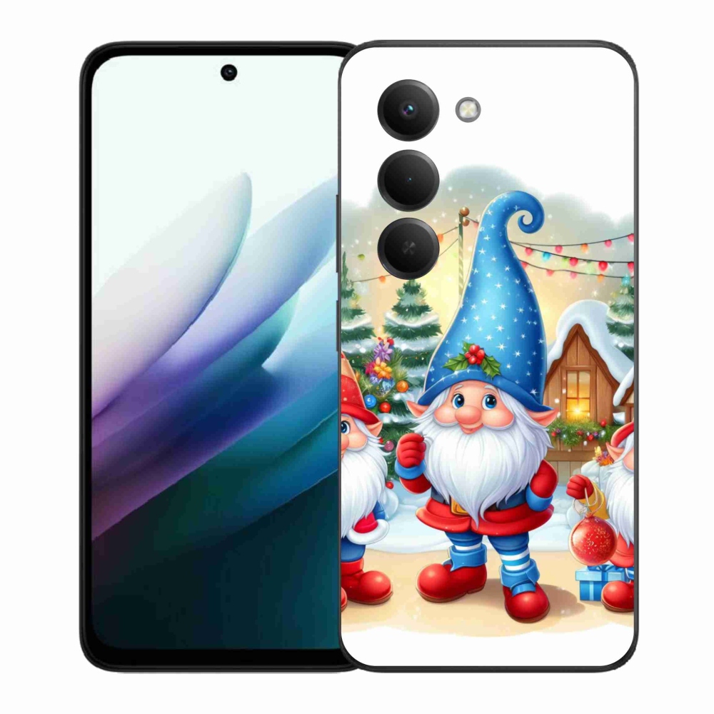 Gél borítás mmCase a Xiaomi Redmi 15 4G/5G (171mm) - karácsonyi manókhoz