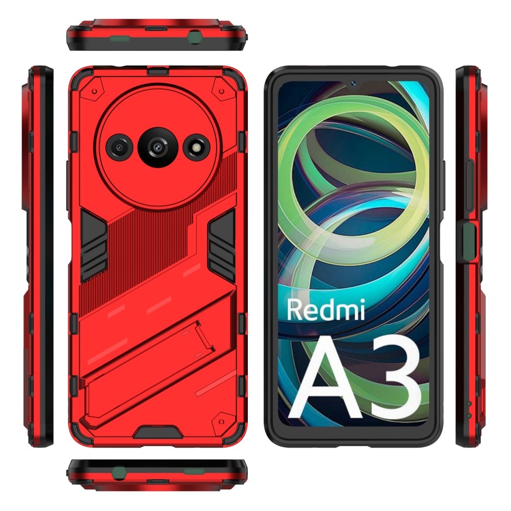 Armory tartós borítás Xiaomi Redmi A3-hoz - piros