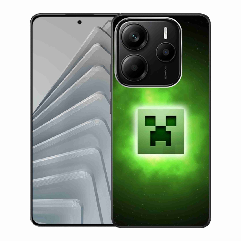Gél borítás mmCase a Xiaomi Redmi Note 14 5G számára - minecraft