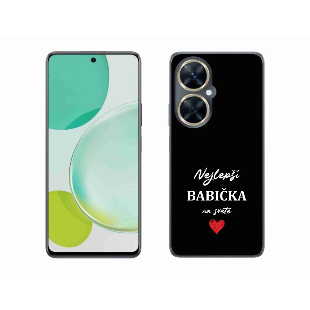 Gél borító mmCase a Huawei Nova 11i - a legjobb nagymama 1 fekete háttérrel