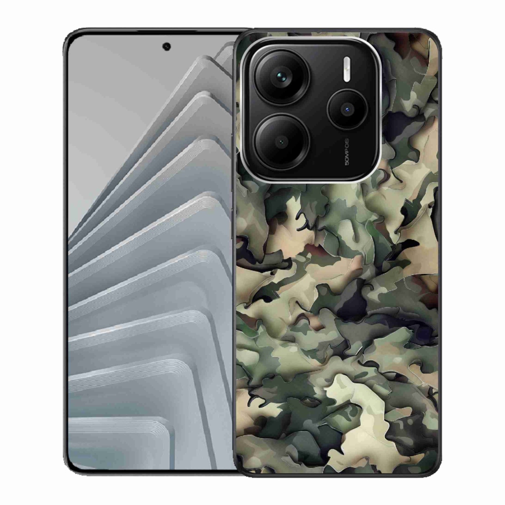 Gél borítás mmCase a Xiaomi Redmi Note 14 5G-hez - álcázó minta 9