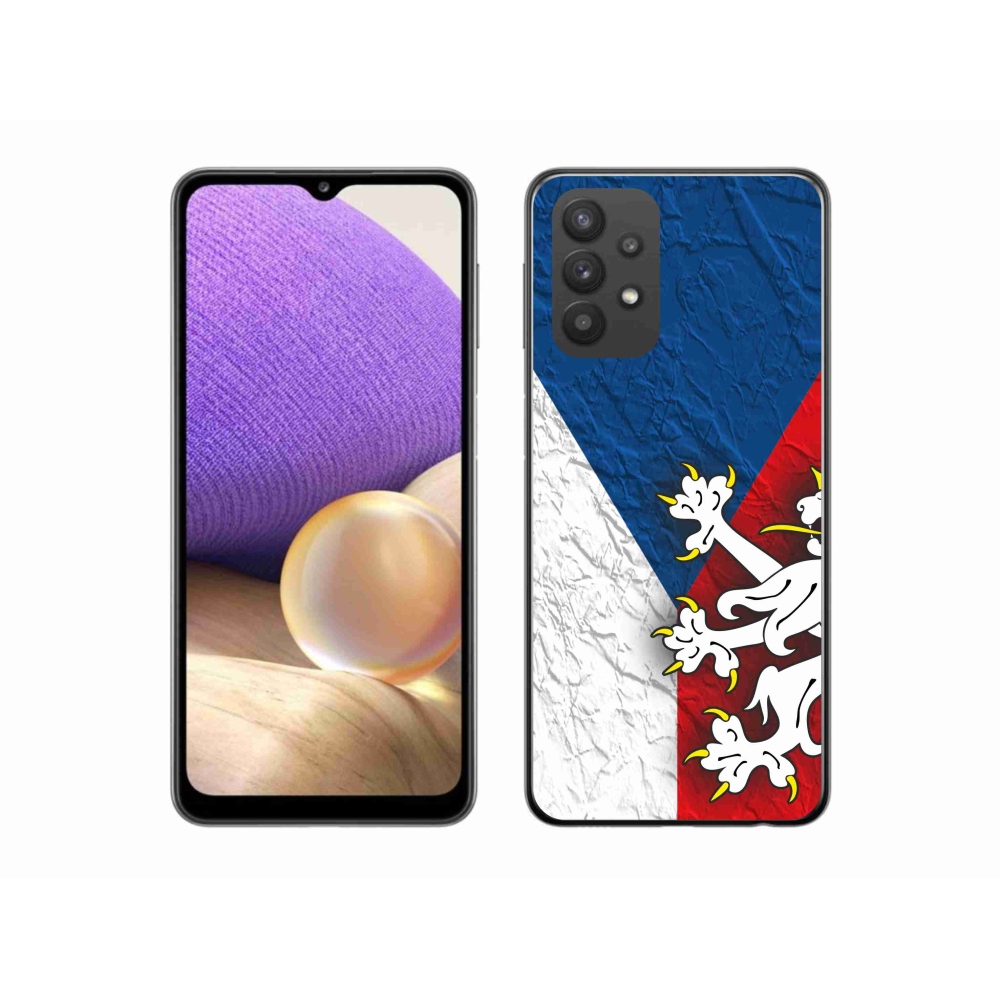 Gél védőhuzat mmCase Samsung Galaxy A32 5G - cseh zászló 1