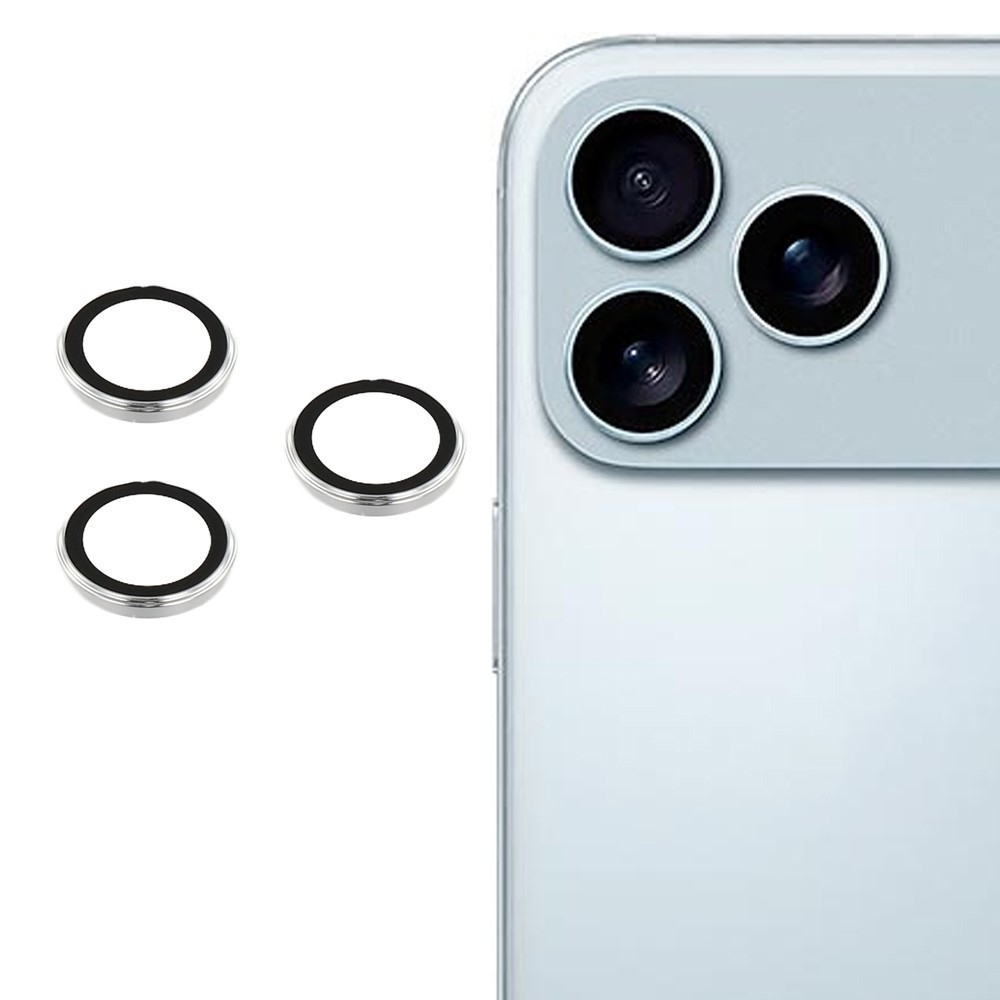 Ultra HD kamera lencse üveg iPhone 17 Pro/17 Pro Max készülékhez (különálló szemüveg) - ezüst