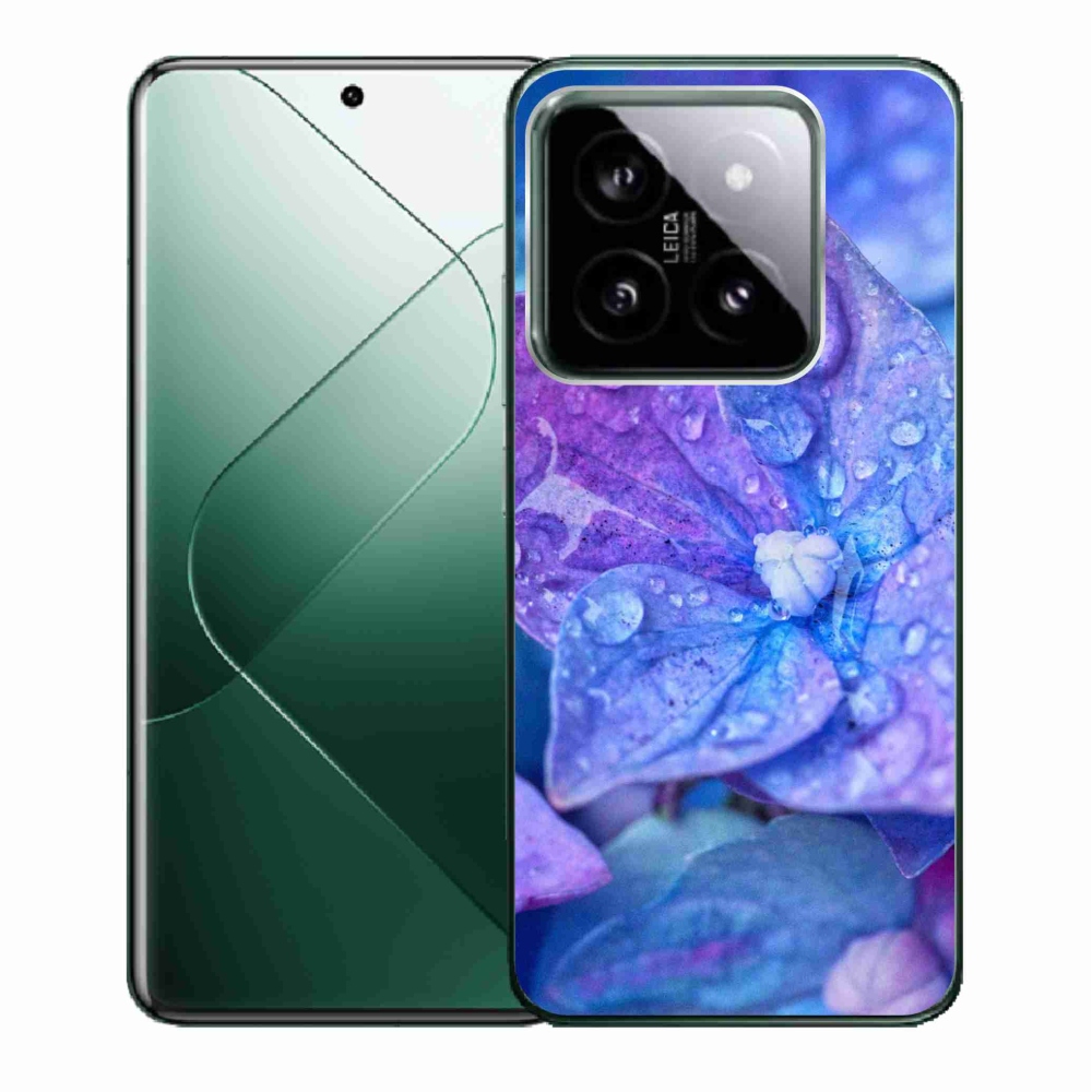 Gél borítás mmCase a Xiaomi 14-hez - lila virág