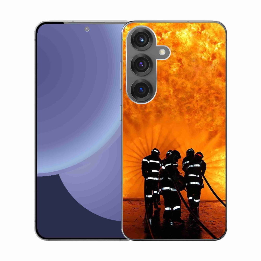 Gél borítás mmCase Samsung Galaxy S25 készülékhez - tűz