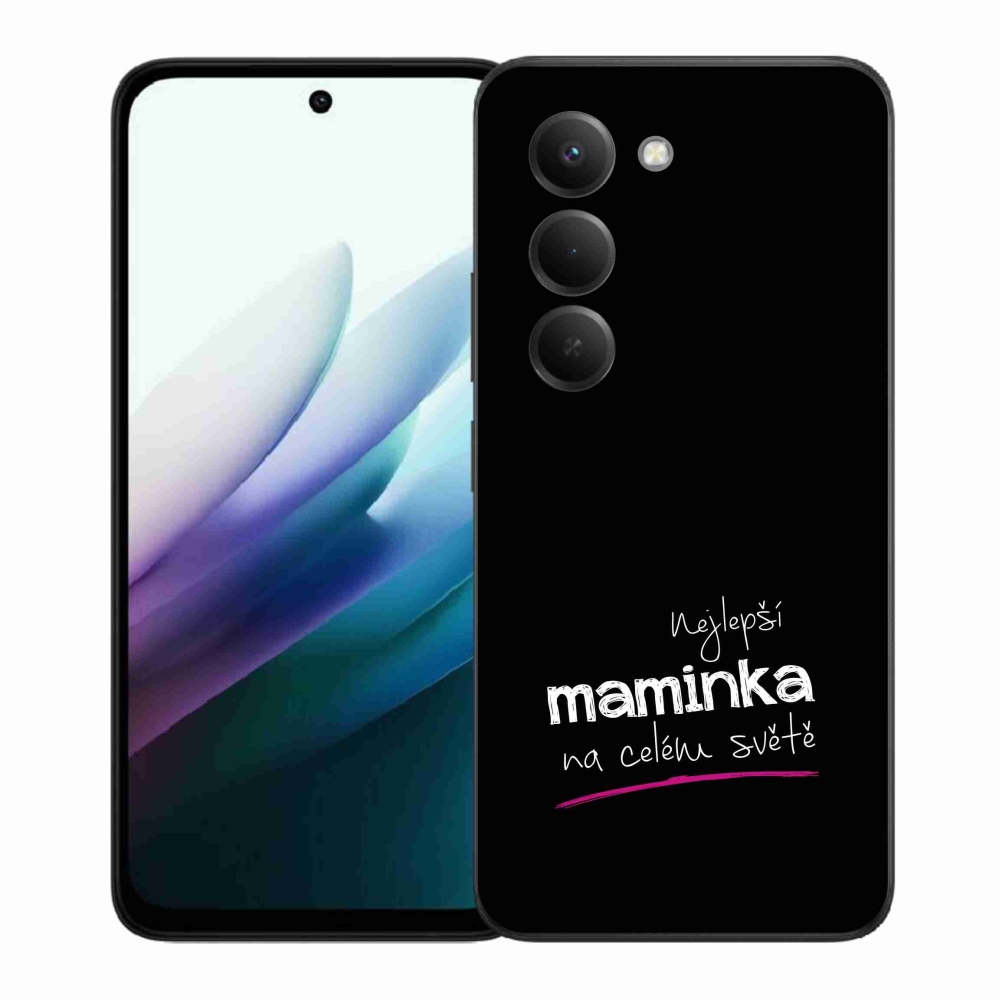 Gél borító mmCase a Xiaomi Redmi 15 4G/5G (171mm) - legjobb anya 4 fekete háttérrel