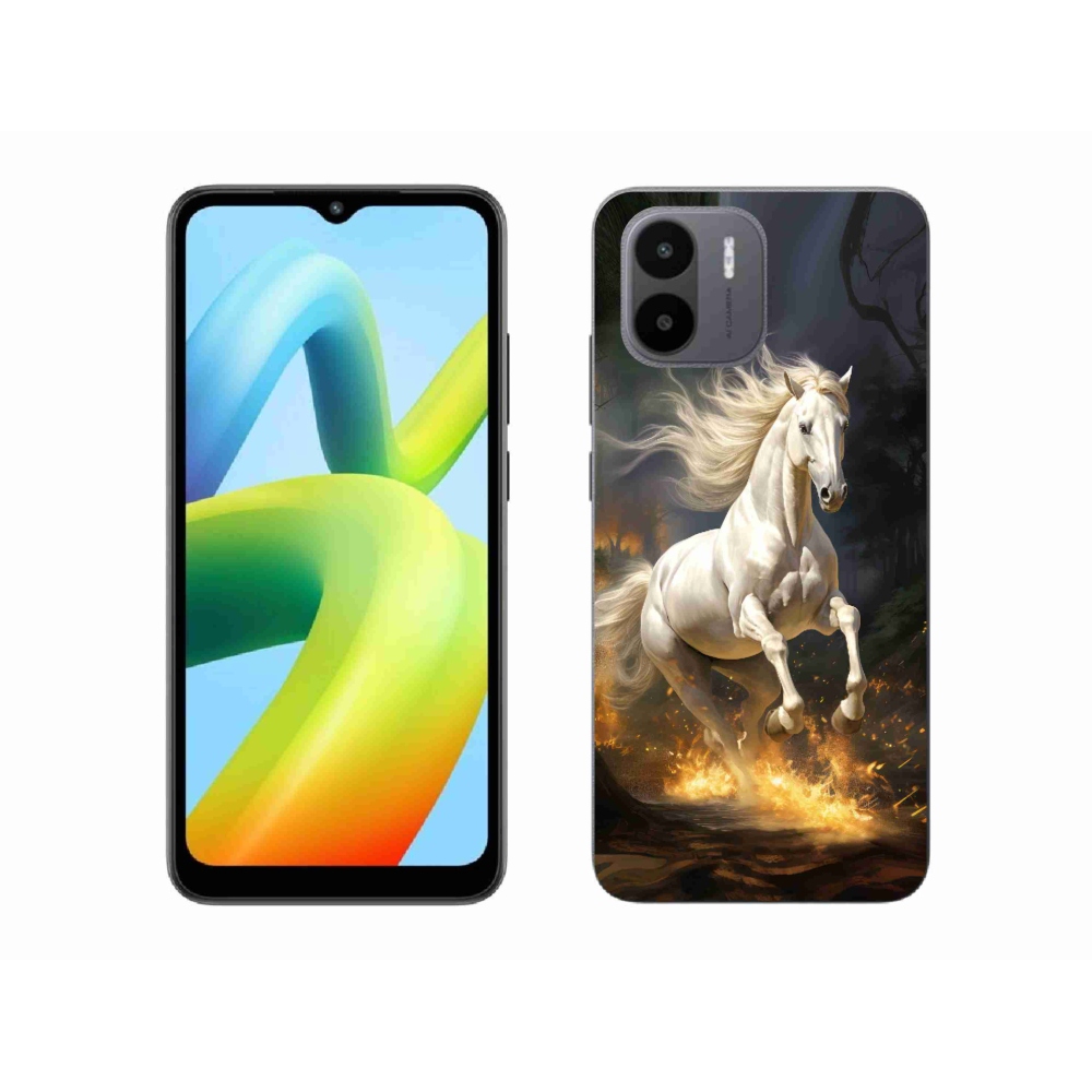 Gél borítás mmCase a Xiaomi Redmi A1/Redmi A2 - fehér ló 2