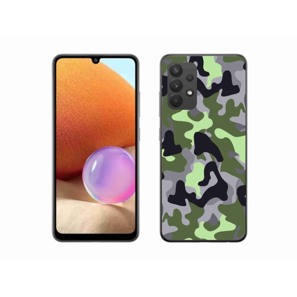 Zselés borítás mmCase Samsung Galaxy A32 4G - terepszínű minta 7