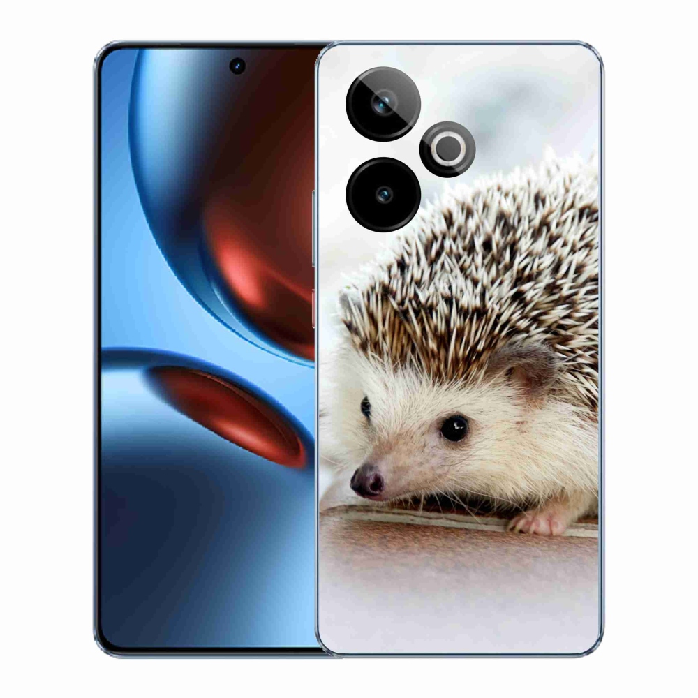 Zselés borítás mmCase a Realme GT 7 5G/GT 7T 5G - süni számára