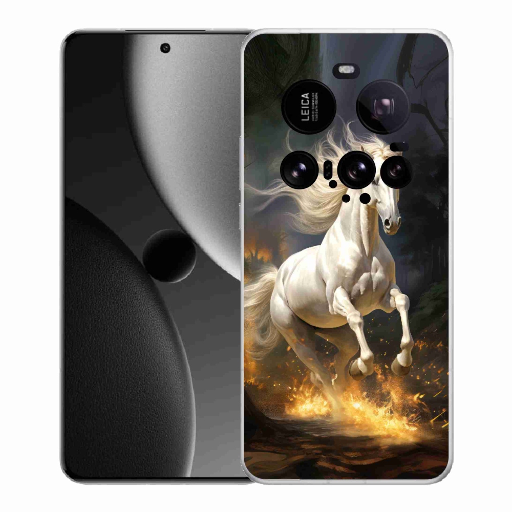 Gél borítás mmCase a Xiaomi 15 Ultra - fehér ló 2