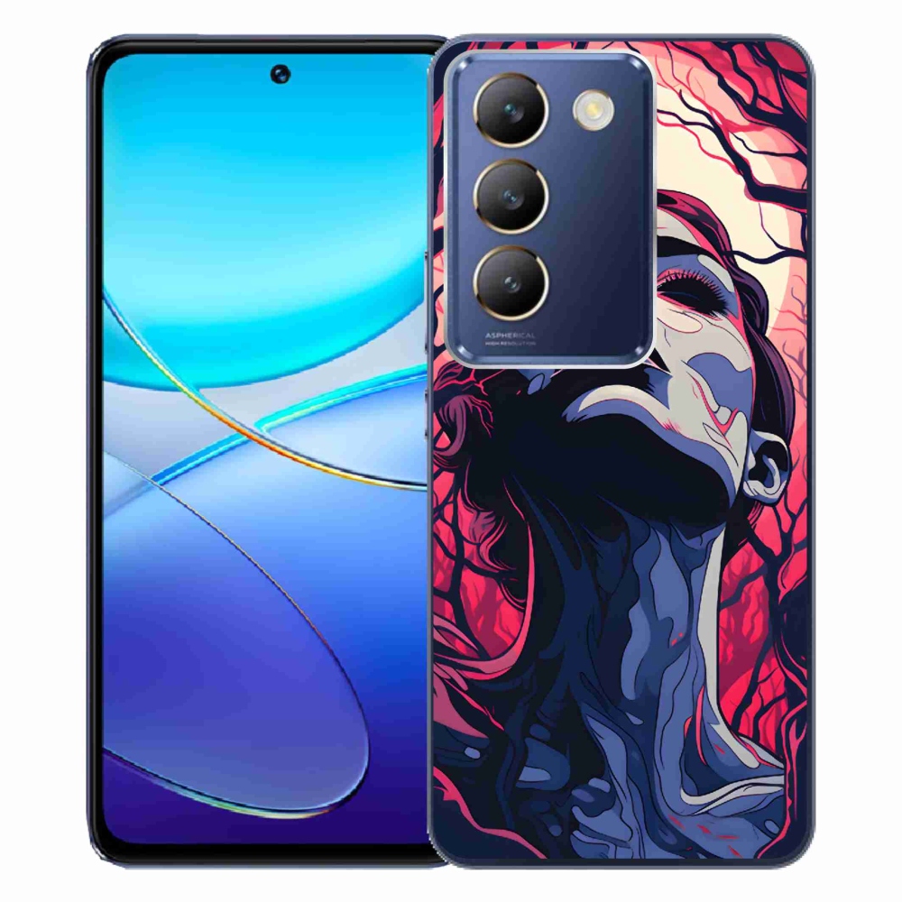 Gél borító mmCase a Vivo V40 SE 4G/5G - absztrakt arcán