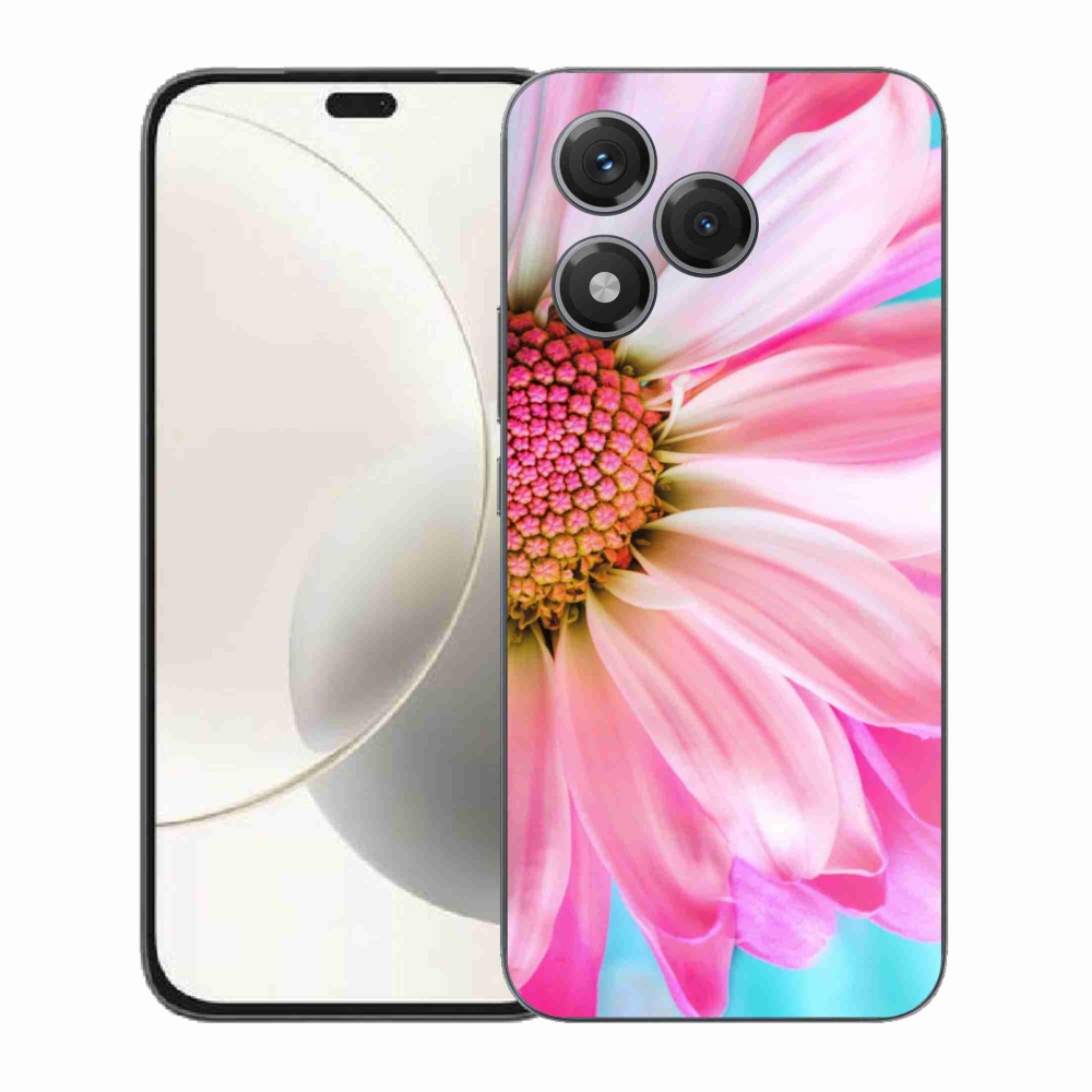 Zselés borító mmCase a Honor 400 Lite-hoz - rózsaszín virág