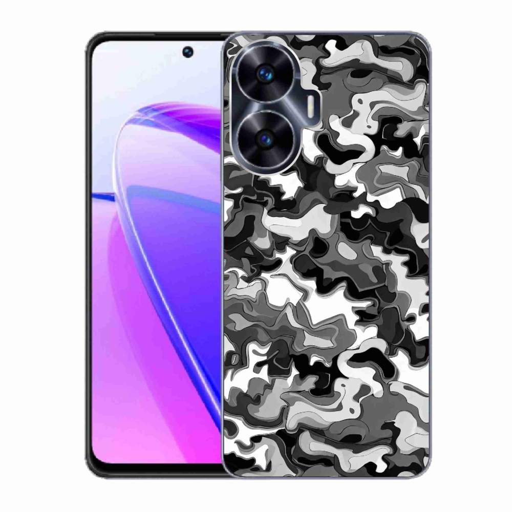 Gél borítás mmCase a Realme C55 készülékhez - álcázó minta 3