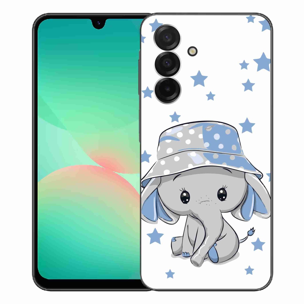 Zselés borítás mmCase Samsung Galaxy A26 5G - kék elefánthoz