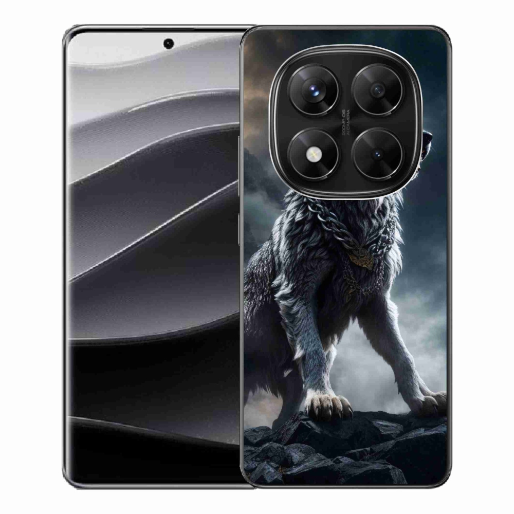 Gél borítás mmCase a Xiaomi Redmi Note 14 Pro 5G/Poco X7 5G számára - farkas 1
