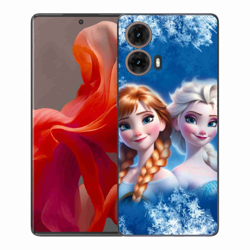 Gél védőburkolat mmCase a Motorola Moto G85 5G készülékhez - Ice Kingdom 2