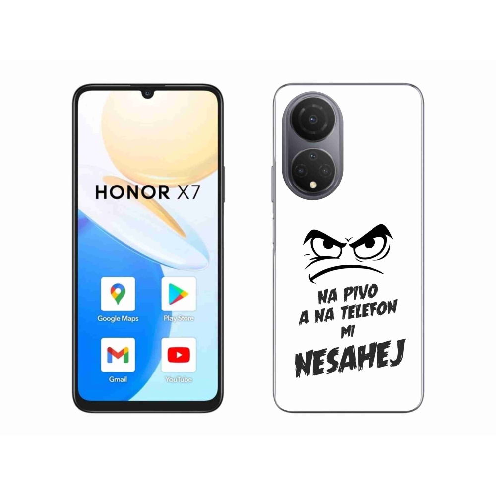 Gél borítás mmCase a Honor X7-hez - sör motívum 2 fehér háttér