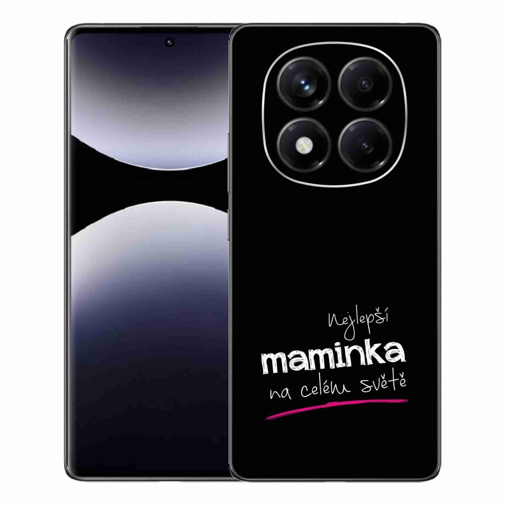 Gél borító mmCase a Xiaomi Redmi Note 14 Pro - legjobb anya 4 fekete háttérrel