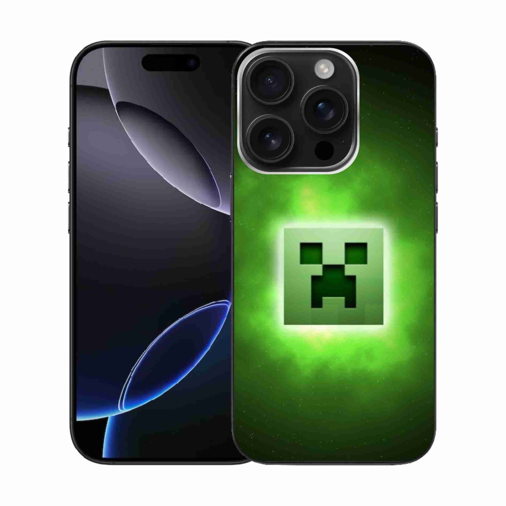 Gél borítás mmCase iPhone 16 Pro készülékhez - minecraft