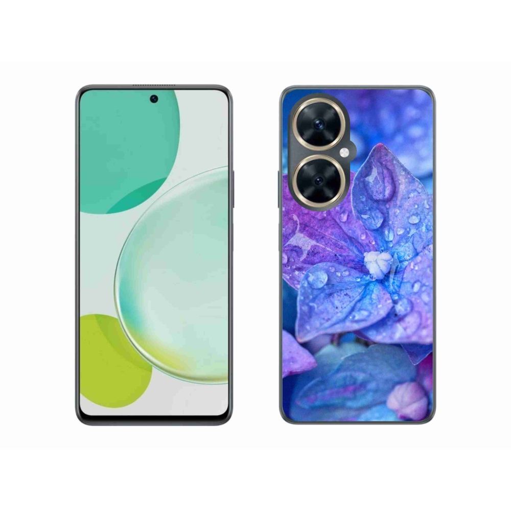 Gél borító mmCase a Huawei Nova 11i készülékhez - lila virág