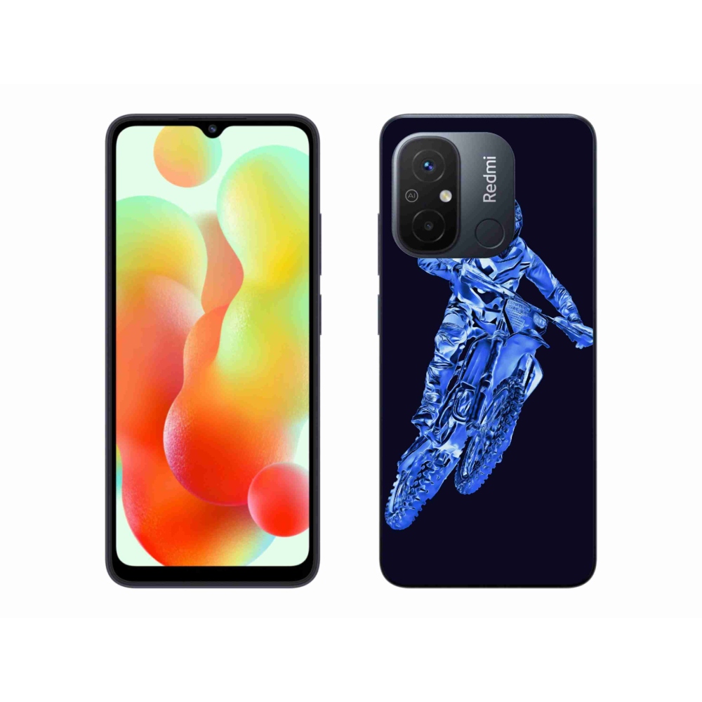 Gél borítás mmCase a Xiaomi Redmi 12C-hez - motocross 1