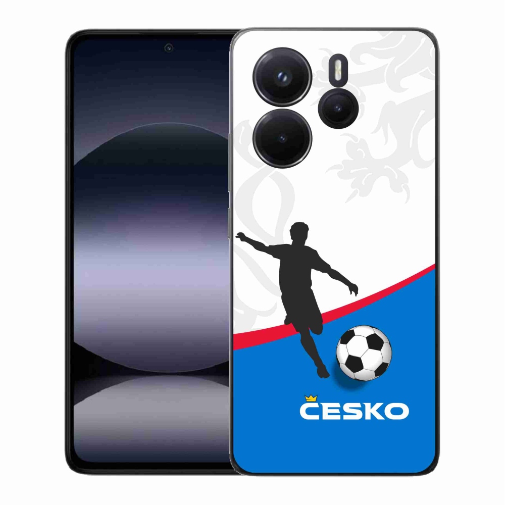 Gél borítás mmCase a Xiaomi Redmi Note 14 - futball Csehország 1