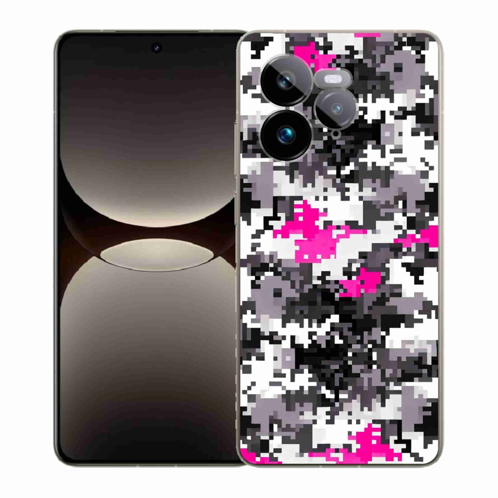 Gél borítás mmCase a Realme GT 7 Pro 5G számára - álcázó minta 4