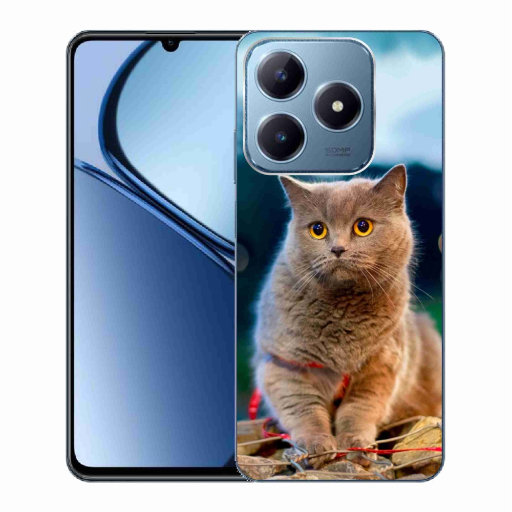 Zselés tok mmCase a Realme C63 készülékhez - brit kék 2