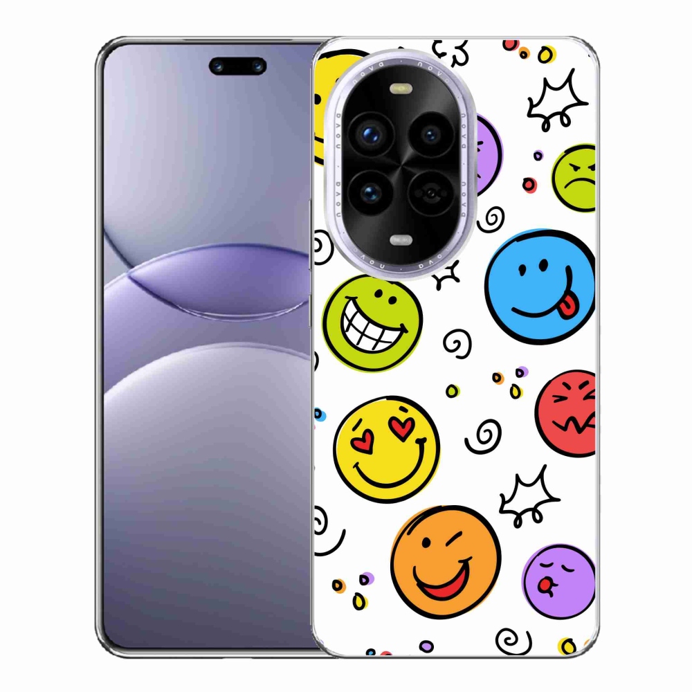 Gél borító mmCase a Huawei Nova 13 Pro 5G-n - smiley-k