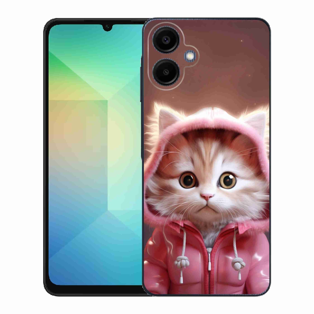 Gél borítás mmCase Samsung Galaxy A06 4G - aranyos cica 3