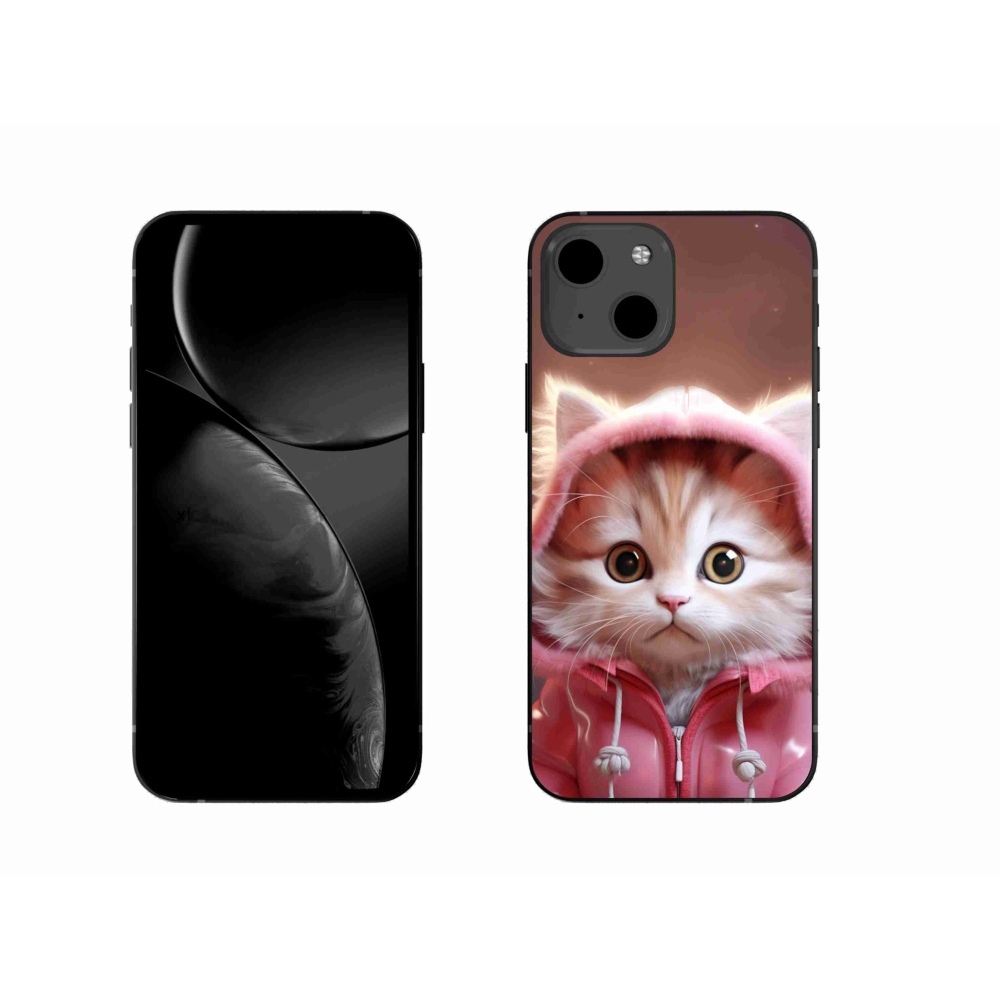 Gél borítás mmCase iPhone 13 6.1 készülékhez - aranyos cica 3