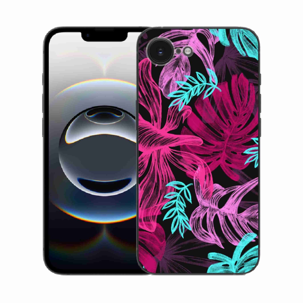 Zselés borítás mmCase iPhone 16e készülékhez - virágok 1