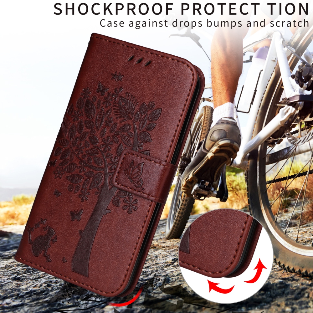 Fák könyve tok Xiaomi Poco F7 5G-hez - barna