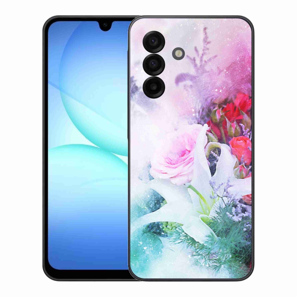 Gél borítás mmCase Samsung Galaxy A17 4G/5G - virágok 4