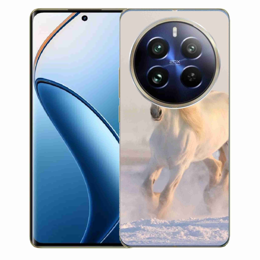 Gél tok mmCase a Realme 12 Pro 5G/12 Pro+ 5G számára - ló a hóban