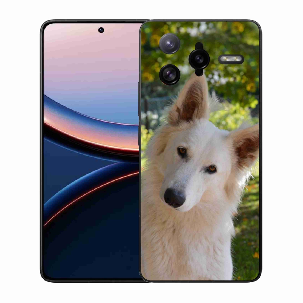 Gél borítás mmCase a Xiaomi Poco F7 Ultra - fehér svájci juhász 1