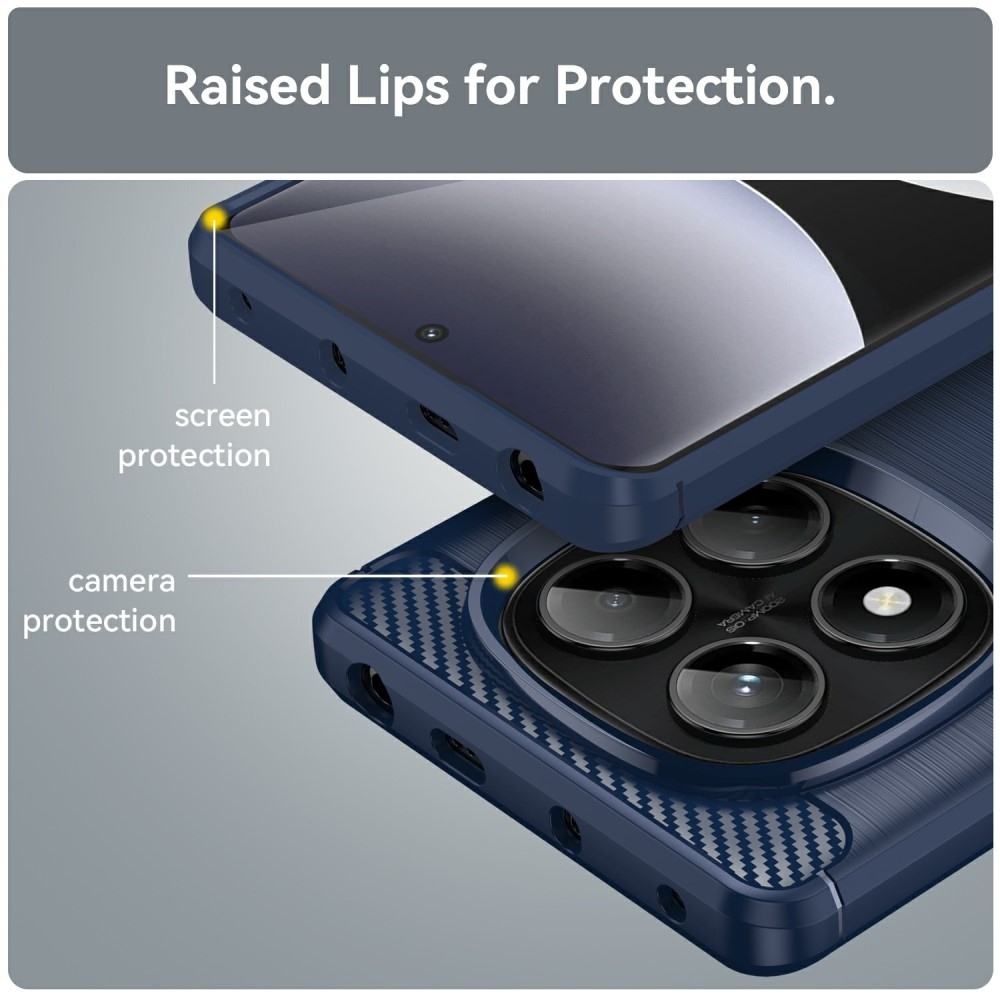 Szénálló zselés tok Xiaomi Redmi Note 14 Pro - kék