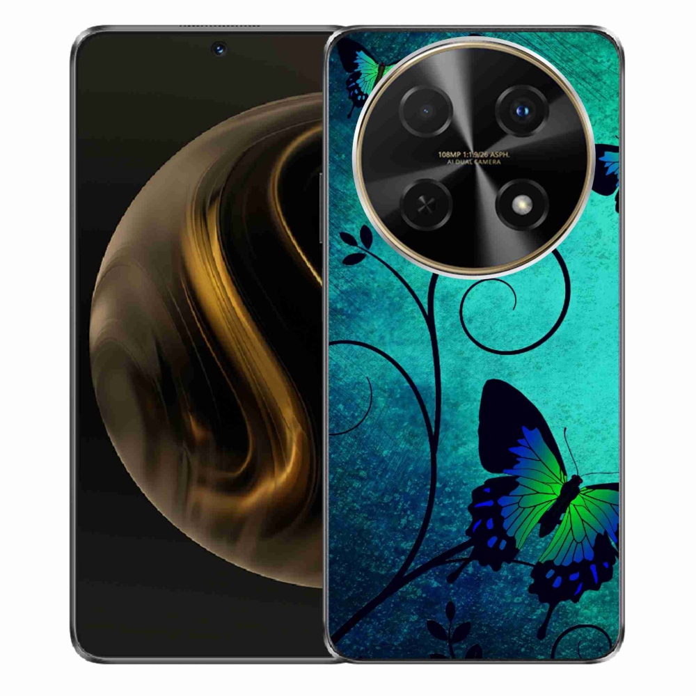 Gél borítás mmCase a Huawei Nova 12i - színes pillangókon