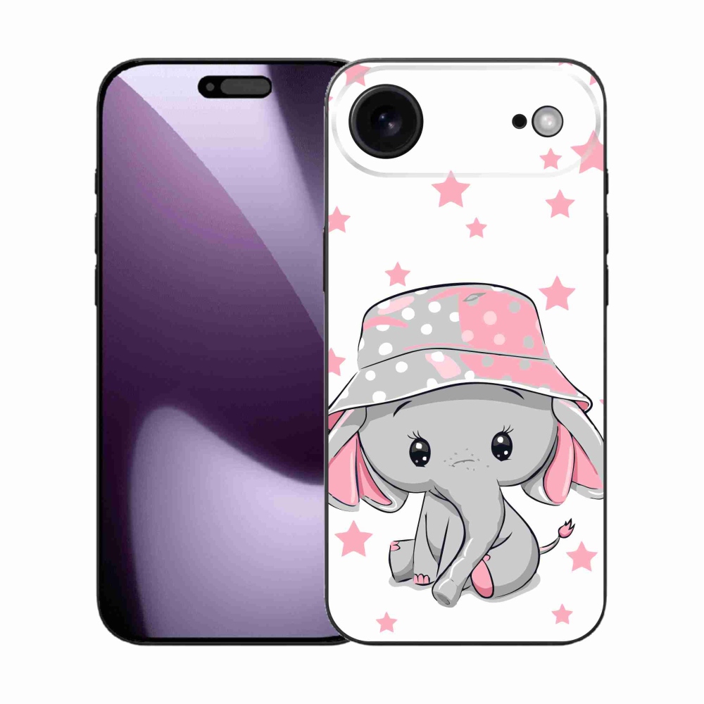 Gél borítás mmCase iPhone 17 Air készülékhez - rózsaszín elefánt