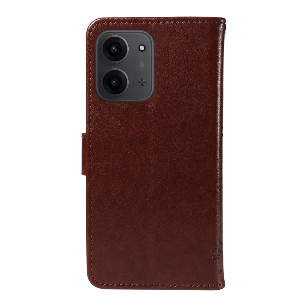 Fák könyve tok Xiaomi Redmi 15C 4G (171mm)/Poco C85 4G (171mm) - barna színben