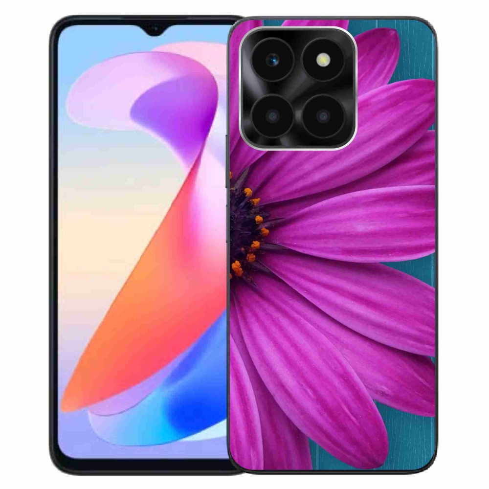 Gél tok mmCase a Honor X6a készülékhez - lila margaréta