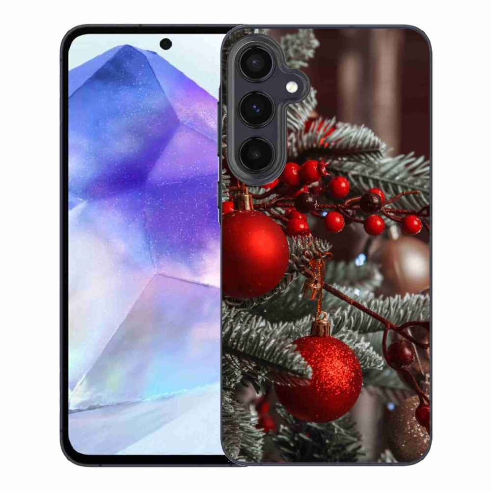 Gél borítás mmCase Samsung Galaxy A55 5G - karácsonyi dekoráció 2