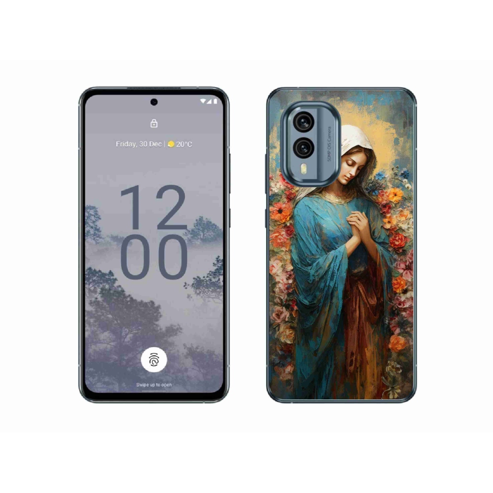 Zselés borítás mmCase a Nokia X30 5G készülékhez - szent nő