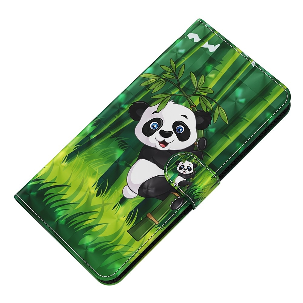 Nyomtatott könyv tok Samsung Galaxy S24 készülékhez - panda bambuszon