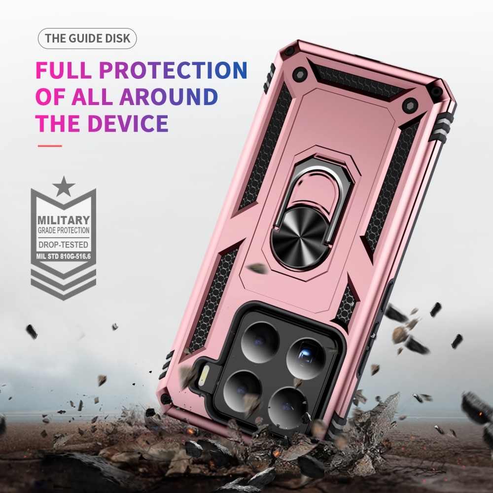 Gyűrűk tartós borítója Xiaomi 15 - rózsaarany