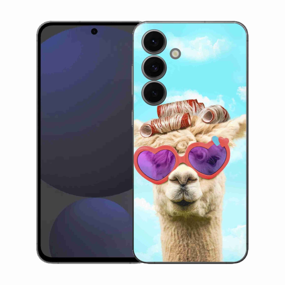 Zselés borítás mmCase Samsung Galaxy S25 FE - szemüveges láma
