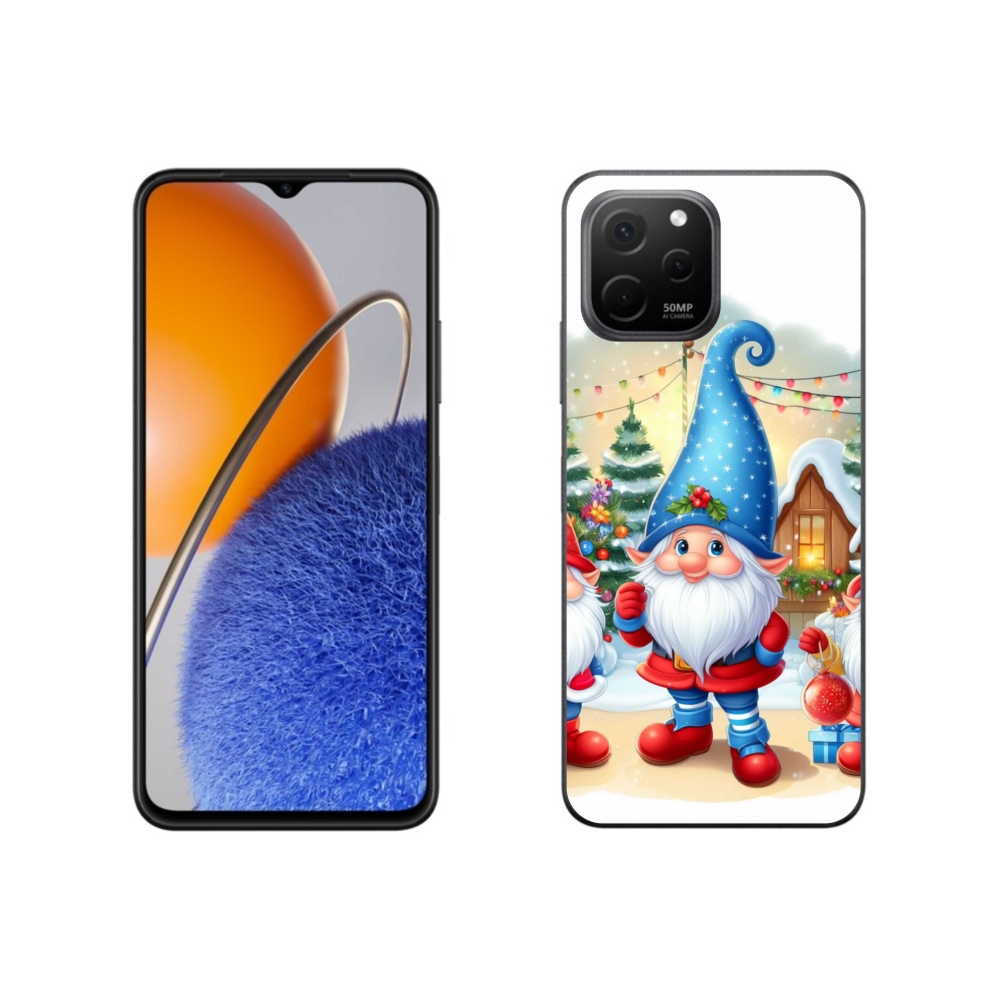 Gél borítás mmCase a Huawei Nova Y61 készülékhez - Karácsonyi manók